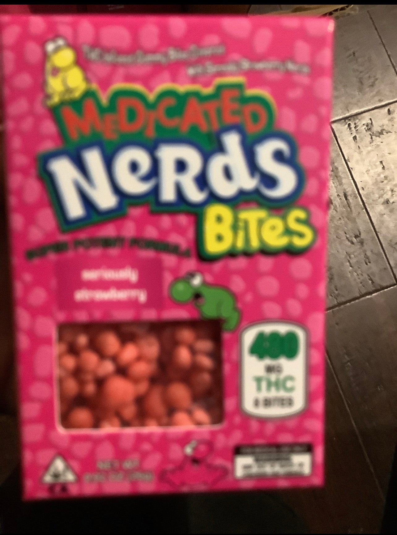 Medicated Nerd Bites Lemonade Wild Cherry Bites DC